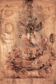 Peter Paul Rubens : The Triumphal Car of Kallo,sketch